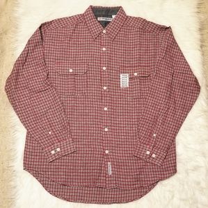 Anchor Blue Vintage Flannel Button up